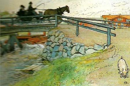 Carl Larsson bron oil painting image